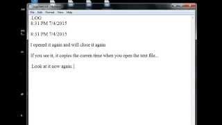 Notepad Tips and Tricks Use Notepad as Diary To Track Your Tasks
