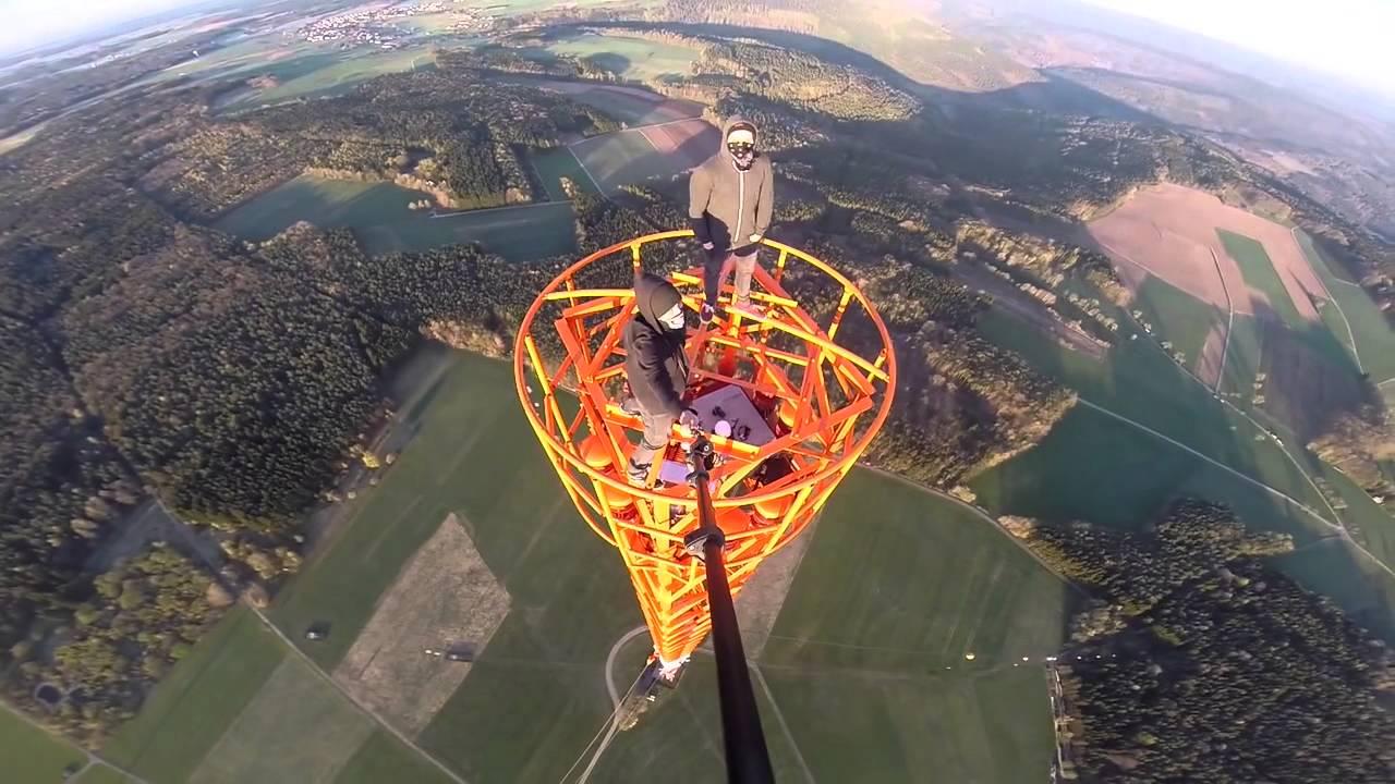FreeClimbing a 363m Radio Tower in Germany GYK YouTube