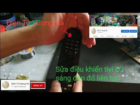 Video Sửa điều khiển tivi LG lỗi sáng đèn đỏ liên tục (... - youtube