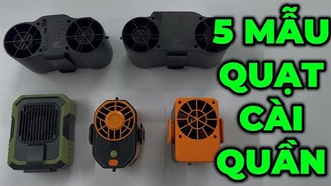 5 Mẫu Quạt Cài Quần Siêu Gió Mát Lạnh, Báo Giá 5 Mẫu Quạt Phản Lực Cài Quần Cao Cấp