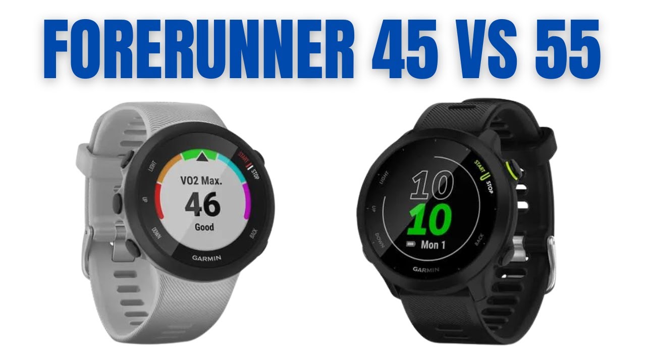 Garmin Forerunner 45S vs Forerunner 55, Watch Review 