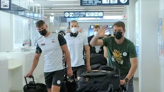 五輪ボート代表、富山入り ギリシャと南アフリカ