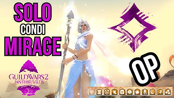Deze Condition Mirage kan ALLES solo in GW2 PvE!
