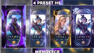 4 PRESET HISTORY ML 😋MENGKEREN 🔥MENGKECE DIBAWAH 5MB & DIATAS 5MB VIRAL TIKTOK