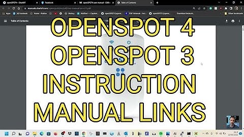 openSPOT4 Instruction Manual Link (openSPOT3) as well