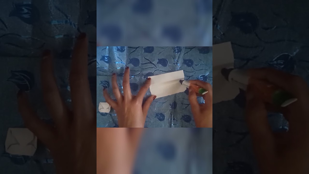 DIY/homemade/mini paper broom and dustpan🧹/try at home