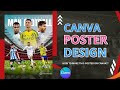 How to make football players poster on canva | Ronaldo, Messi & Mbappe Highlights | Canva Tutorial