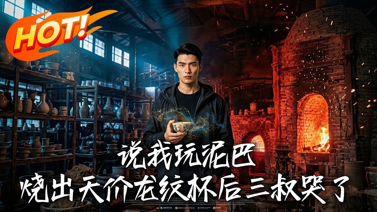 燒出天價龍紋杯，落魄小子絕地逆襲