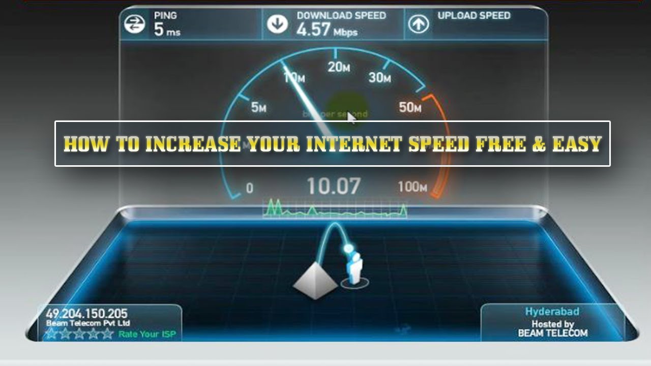 How To Increase Your Internet Speed Free And Easy Youtube