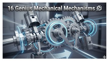“16 Mind-Blowing Mechanical Mechanisms Explained in 3 Minutes!#MachineDesign