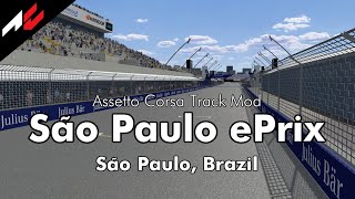 São Paulo ePrix【Assetto Corsa Track Mod】