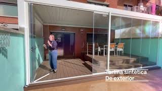Pérgola Bioclimática-Tarima De Exterior-Cortina De Cristal