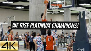 We Rise vs Ewa Basketball Varsity Club | AAU Basketball Championship | Platinum Champions!