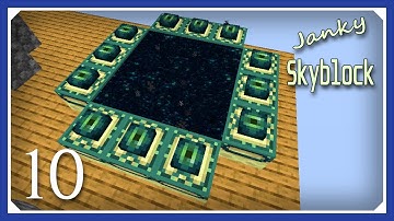 Janky Skyblock Modpack | End Portal & Angel Ring! | Minecraft 1.14.4 Modpack