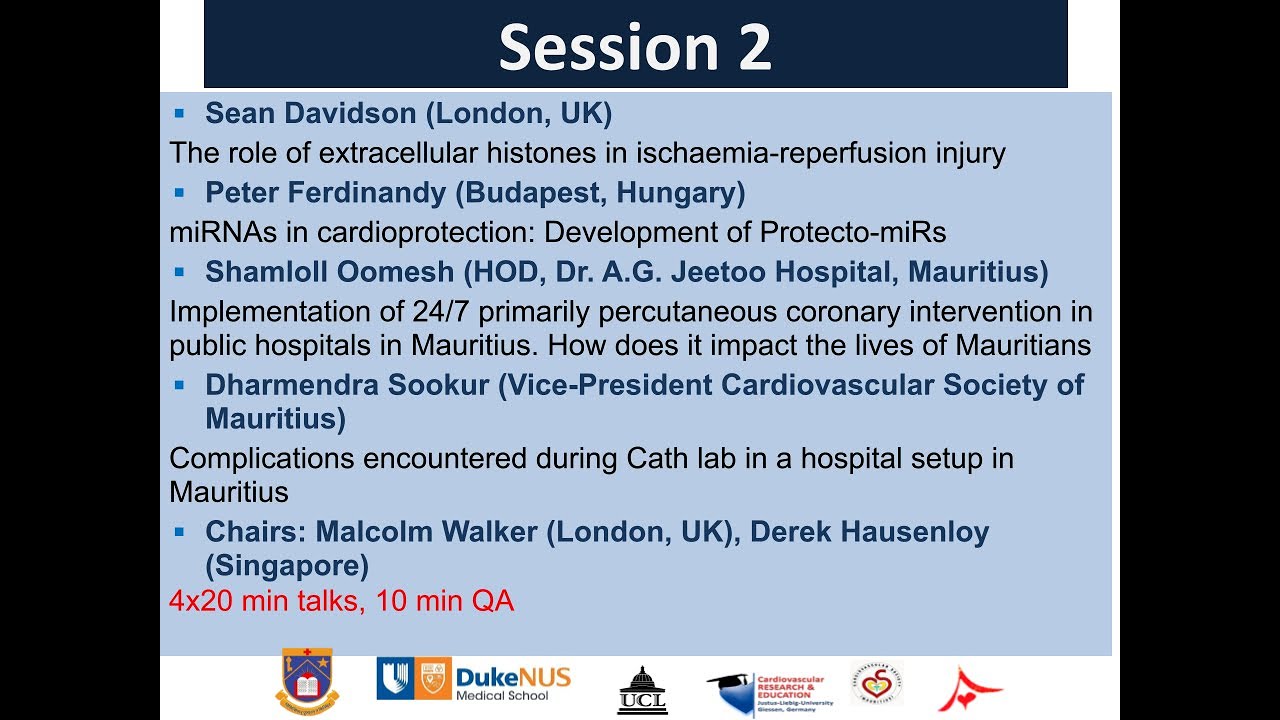 7th International Symposium of New Frontiers in Cardiovascular Research - SESSION 2