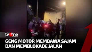 Bawa Senjata Tajam, Gerombolan Geng Motor Bikin Takut Warga | Kabar Hari Ini tvOne