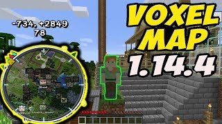 شاهد أسهل طريقة لتركيب مود الخريطة المطورة في ماين كرافت - مودات - minecraft mod voxelmap 1.14.4