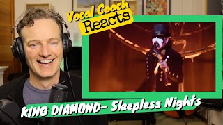 Vocal Coach REACTS - KING DIAMOND "Sleepless Nights" (LIVE at the Fillmore)