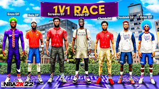 i Hosted a DF 1v1 RACE on the *NEW* 1v1 Court in NBA 2K22! Who’s the BEST ISO player in MY CLAN!?