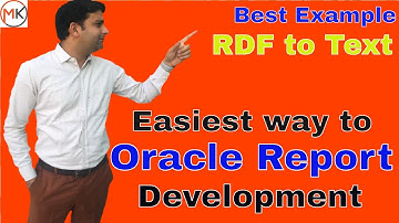 How to create oracle text reports with Examples | Oracle Shooter