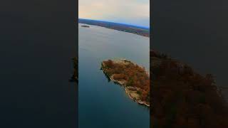 FPV drone flight fall colors, thousand islands youtubeshorts