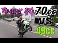 Genuine buddy 50 70cc build race