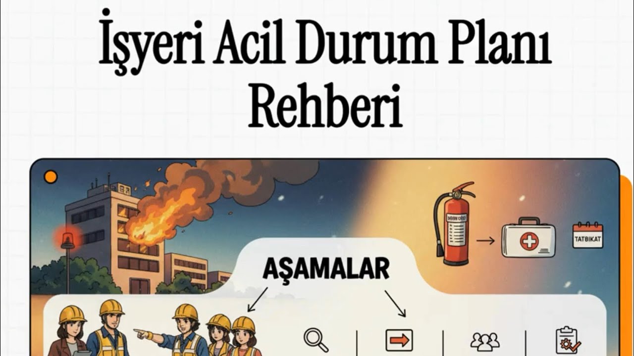 İşyerlerinde acil durum planı rehberi kısa eğitim #hse #isg #igu #işgüvenliği #acildurum 