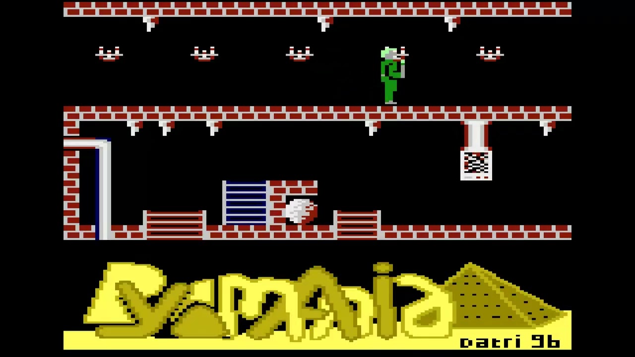 ATARI 8BIT XL XE PYROMANIA OTHER GAME SAME NAME By Datri 96 400 800 600 1200 1400 1450 ATARIMANIA CO