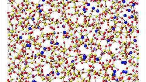 Framework Motion from an Example Silicate Glass Molecular Dynamics Simulation