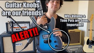 Guitar Knobs are Friends!! | Why Tone and Volume Pots are important | Tech Tip Tuesday