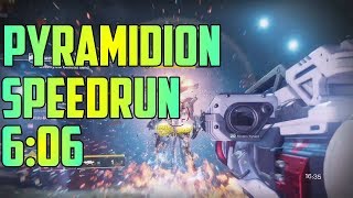 Destiny 2 - Pyramidion Nightfall Speedrun! 6:06 (15:53 Left) (World Record)