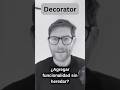Decorator explicado 🎄