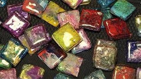 DIY Mosaic tiles from recycled CD