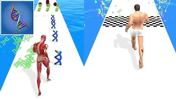 Human Run: 3D Race (IOS, Android) NEW UPDATE Gameplay Walkthrough All Levels (Level 11-15)