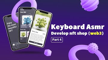 keyboard ASMR| develop a NFT shop web app (web3) with react , next.js , typescript , tailwind part 4