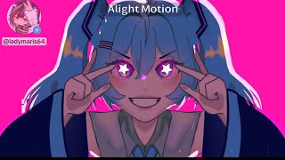 Miku Miku Beam Meme Animation Tweening