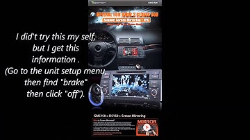 Eonon Gm5150 problem with warning on display for Dvd