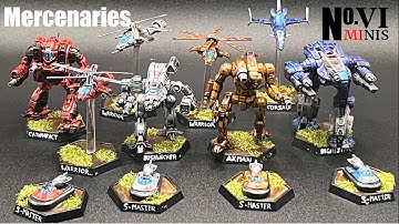 How to Paint Battletech: Mercenaries & Vehicles Edition!