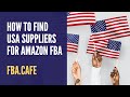 How to Find USA Suppliers for Amazon FBA / Find wholesalers @ FBA.CAFE and the Jungle Scout Market