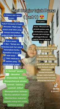 Mari belajar tajuk puasa (part 1)