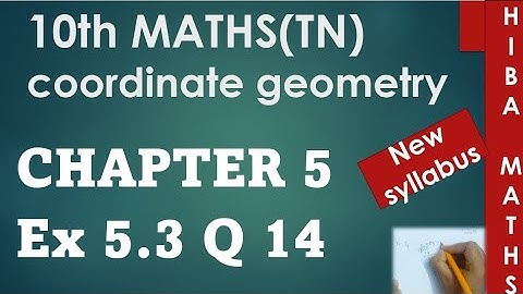 10th maths chapter 5 exercise 5.3 question 14 tn samacheer hiba maths
