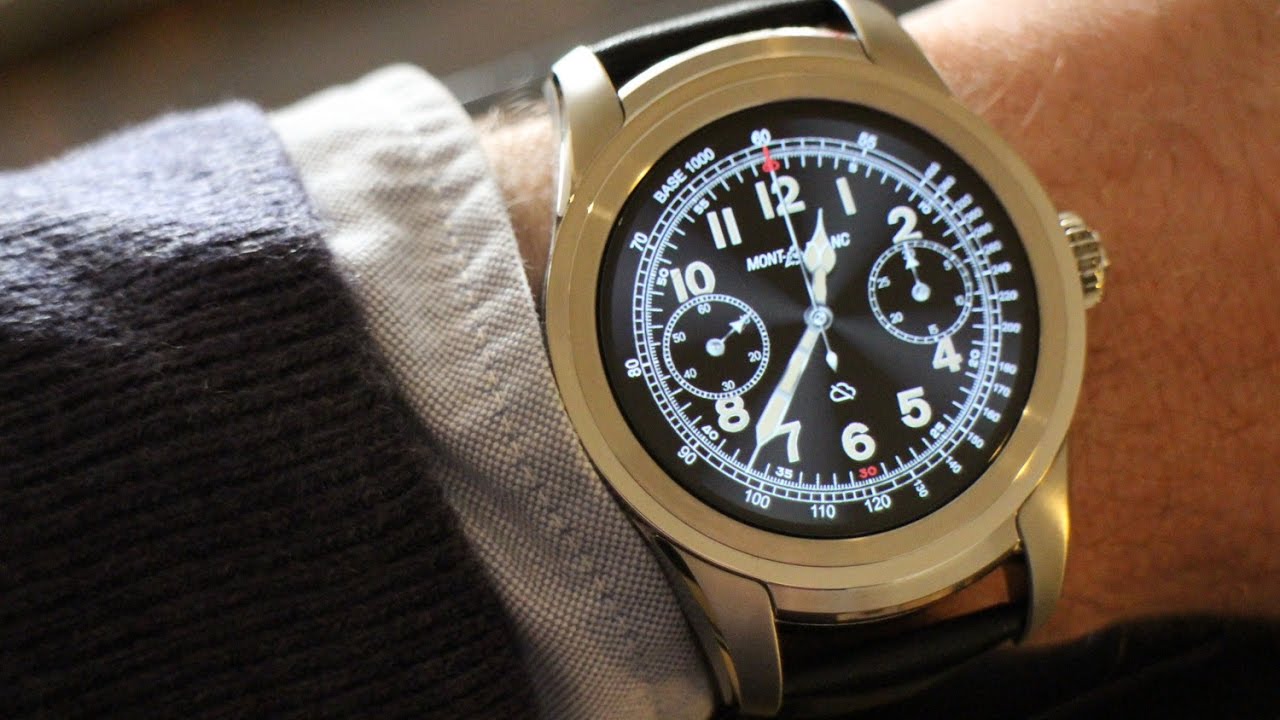 Montblanc Summit Smartwatch    - Hands On Review - YouTube