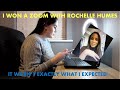 I WON A ZOOM WITH ROCHELLE HUMES!!