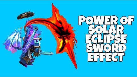 Power Of Solar Eclipse Sword Effect in Bed Wars!!!