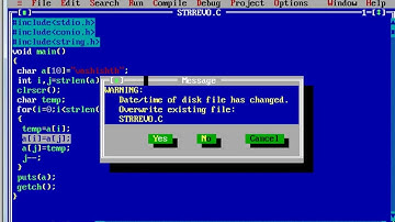 program to reverse the string without using strrev function in C language in hindi
