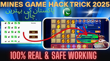Mines Game Hack Trick | Mine Mod Apk 2025 | All mines winning ✅ #pakistan  #modapk