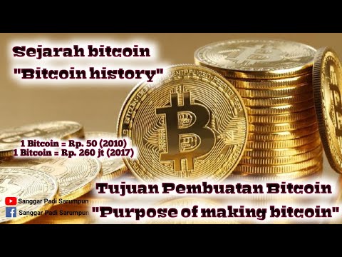 Investasi Masa Depan, Sejarah Bitcoin "Bitcoin History" Uang elektronik