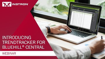 Introducing TrendTracker for Bluehill Central Webinar