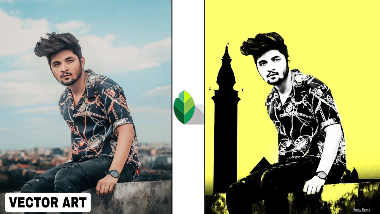 How To Create Vector Art In Snapseed 🔥|| Vector Art Editing Tricks ...