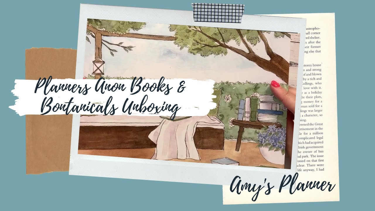 Planners Anonymous Books & Botanicals Subscription Box Unboxing